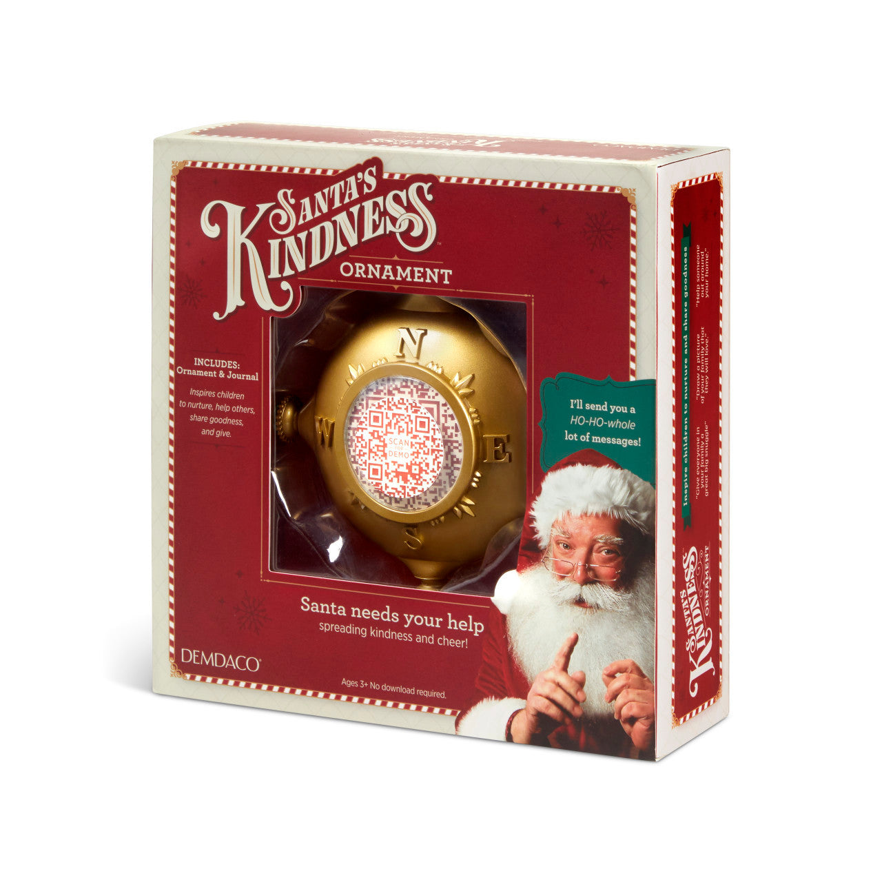 PRE-ORDER Santa's Kindness Ornament and Journal