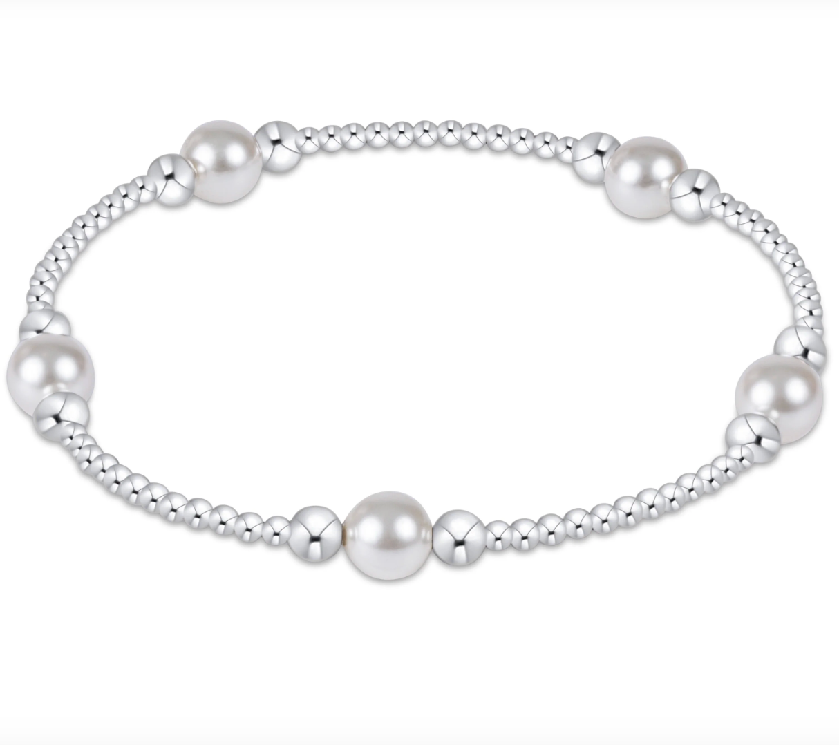 Enewton Silver Pearl Bracelets