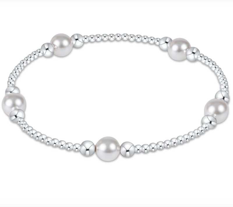 Enewton Silver Pearl Bracelets