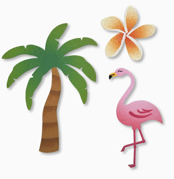 Tropical Flamingo Magnets