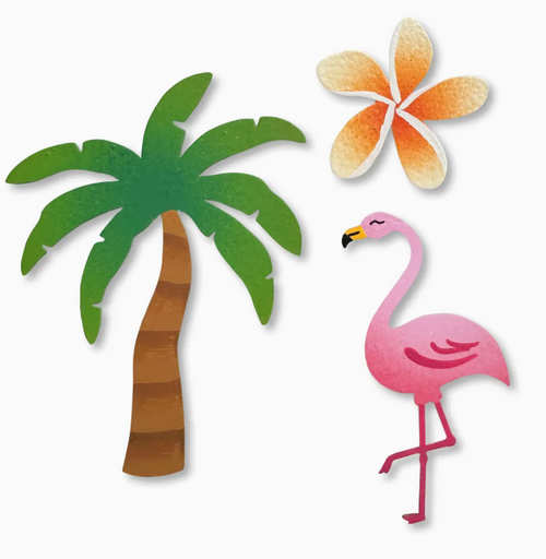 Tropical Flamingo Magnets