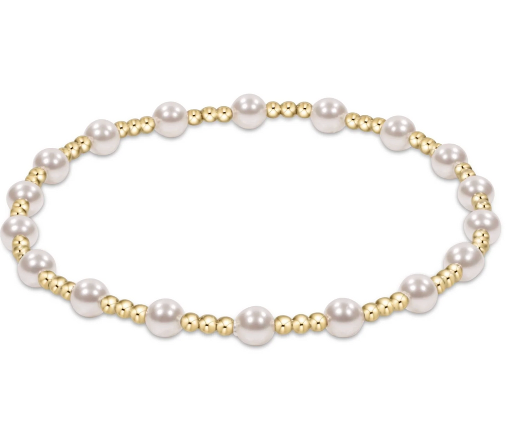 Sincerity Pearl 4mm Bracelet