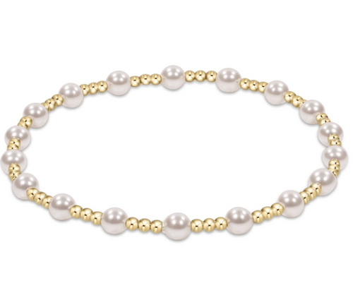 Sincerity Pearl 4mm Bracelet