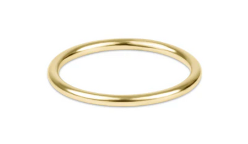 CLASSIC GOLD THIN BAND RING - SIZE 6