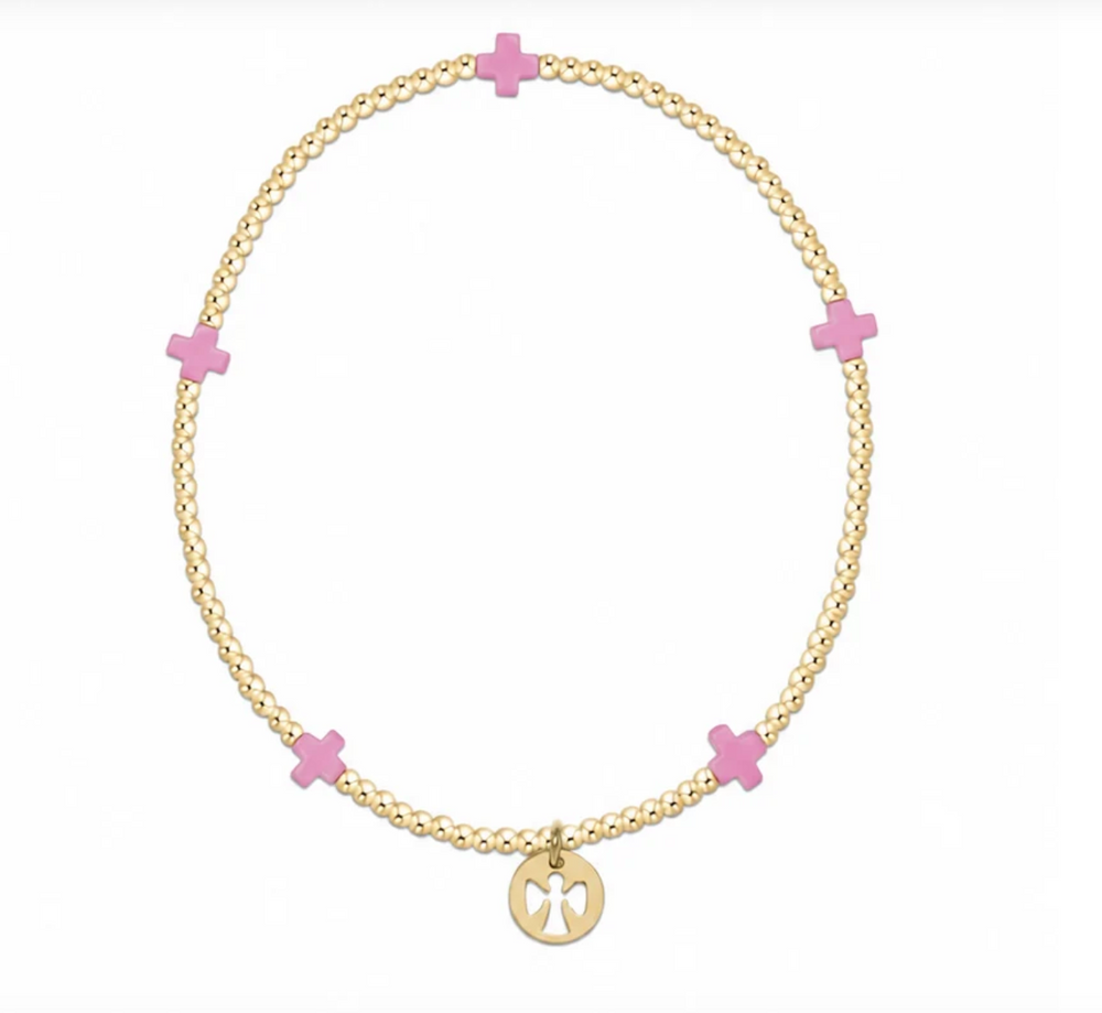 egives to Kesem Kids Signature Cross Bracelet Extends
