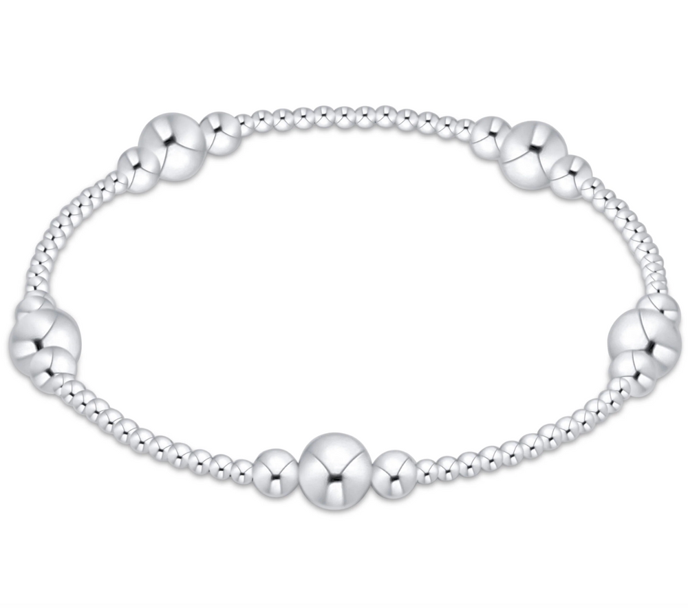 Purpose Bead Bracelet Sterling 6mm