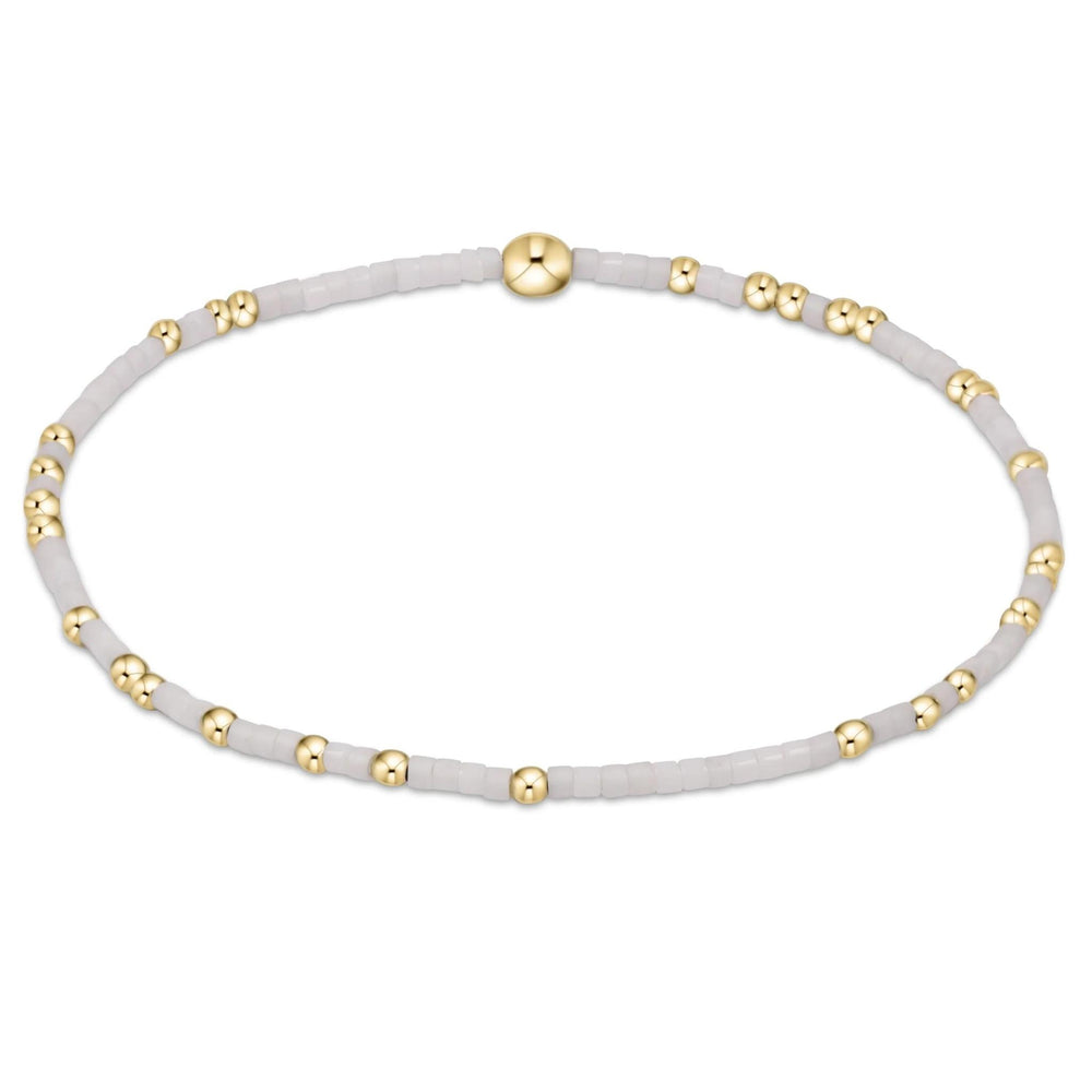 ENEWTON EXTENDS - GAMEDAY HOPE UNWRITTEN BRACELET WHITE