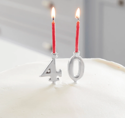 Number Candle Holder Set