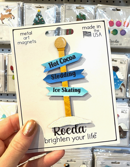 Winter Signpost Magnet