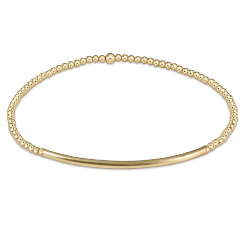 Bliss Bar Gold 2mm Bracelet
