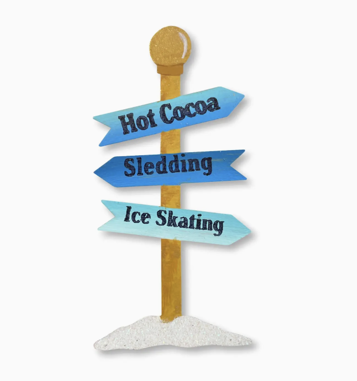 Winter Signpost Magnet