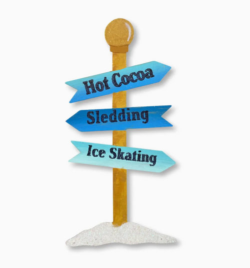 Winter Signpost Magnet