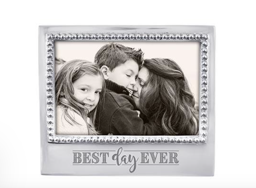 BEST DAY EVER Beaded 4x6 Statement Frame