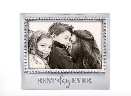 BEST DAY EVER Beaded 4x6 Statement Frame