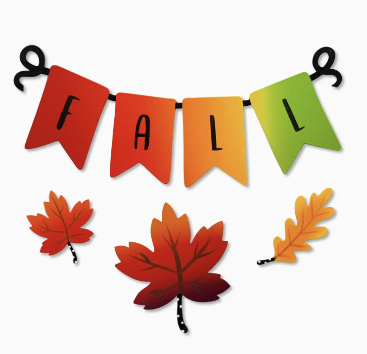 Fall Banner Magnets Set