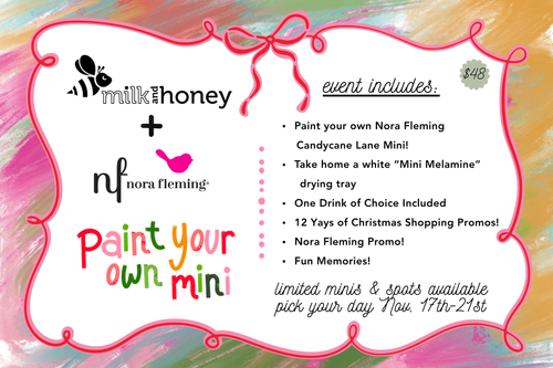 Paint Your Own Mini Gingerbread House Nov. 17th-21st