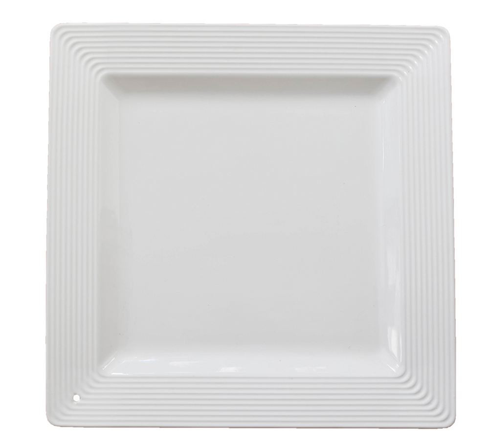 *Pinstripes Square Platter