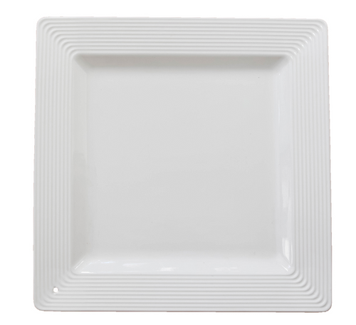 *Pinstripes Square Platter