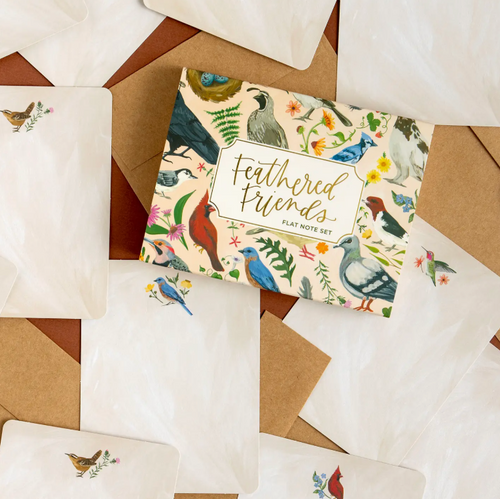 Feathered Friends Birds Flat Note Set