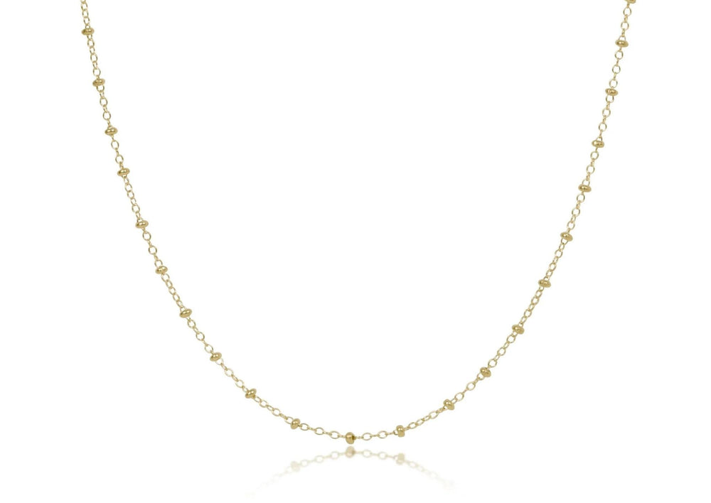 17” Choker Simplicity Chain Gold - Classic 2mm Gold