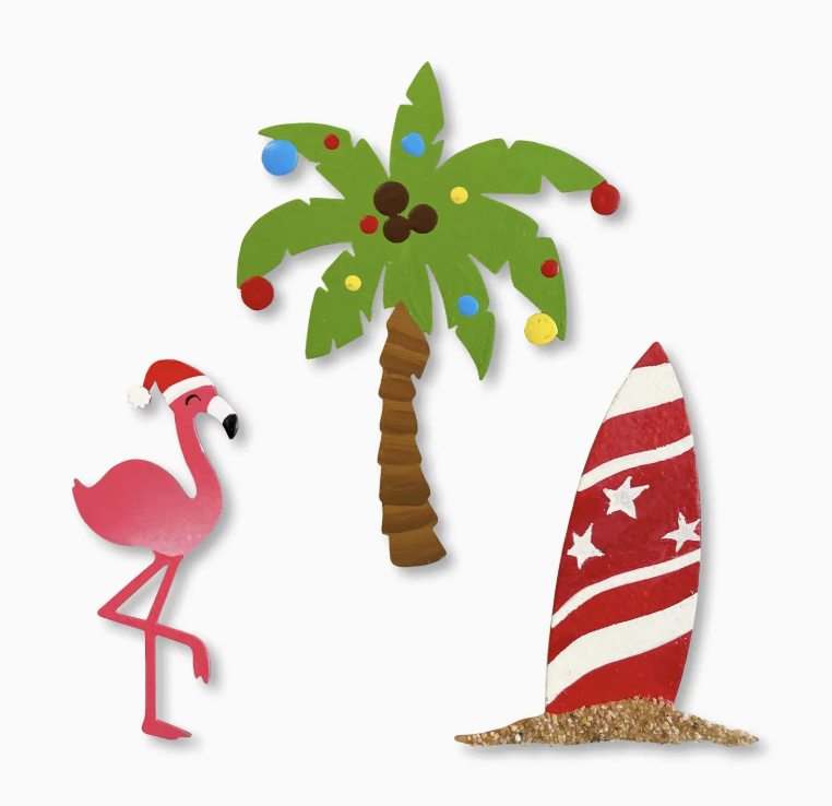Tropical Christmas Magnets