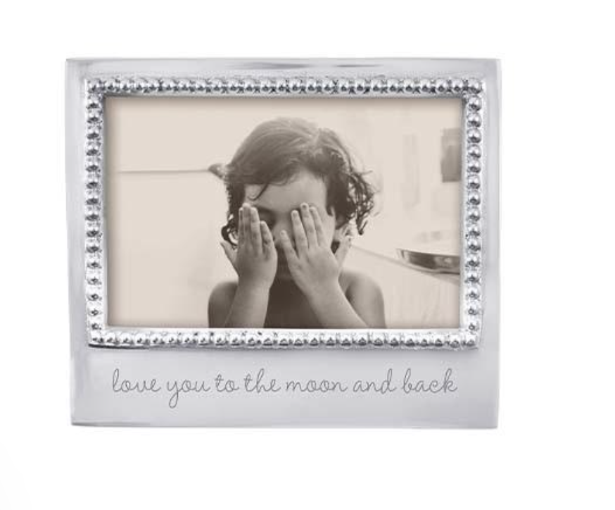 Moon and Back Beaded 4x6 Frame