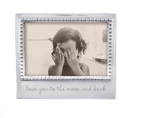 Moon and Back Beaded 4x6 Frame