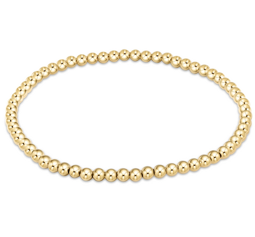 Classic Gold 3mm Bead Bracelet