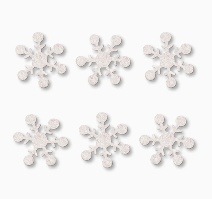 Snowflake Magnets Set of 6