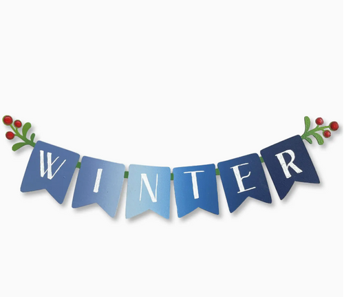 Winter Banner Magnet
