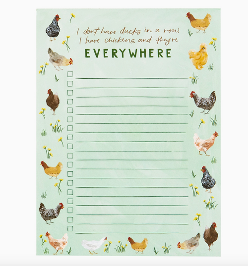 Chicken Meadow Notepad