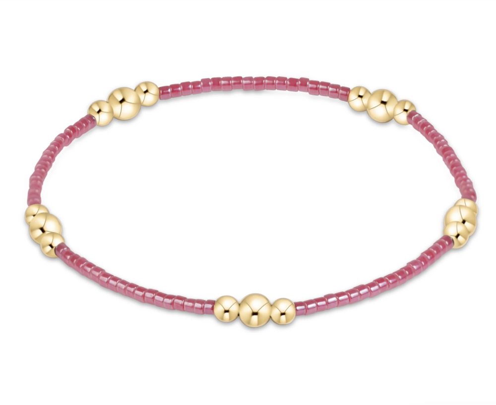Hope Purpose Gold Bracelet - Pink Champagne