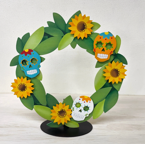 Colorful Skull Set of 3 Magnets