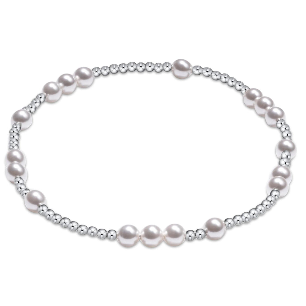 Extends Hope Unwritten Pearl 4mm Sterling Bracelet