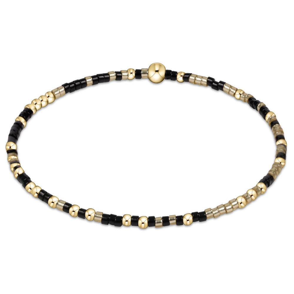 ENEWTON EXTENDS - GAMEDAY HOPE UNWRITTEN BRACELET GOLD LUSTER-ONYX