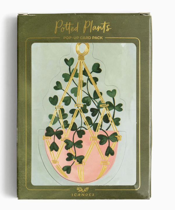Plants Pop-Up Greeting Card Set