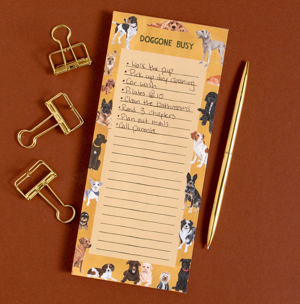 Doggone Busy Notepad