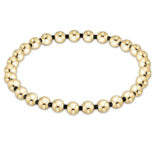 GAMEDAY HOPE GRATEFUL 5MM BEAD BRACELET ONYX
