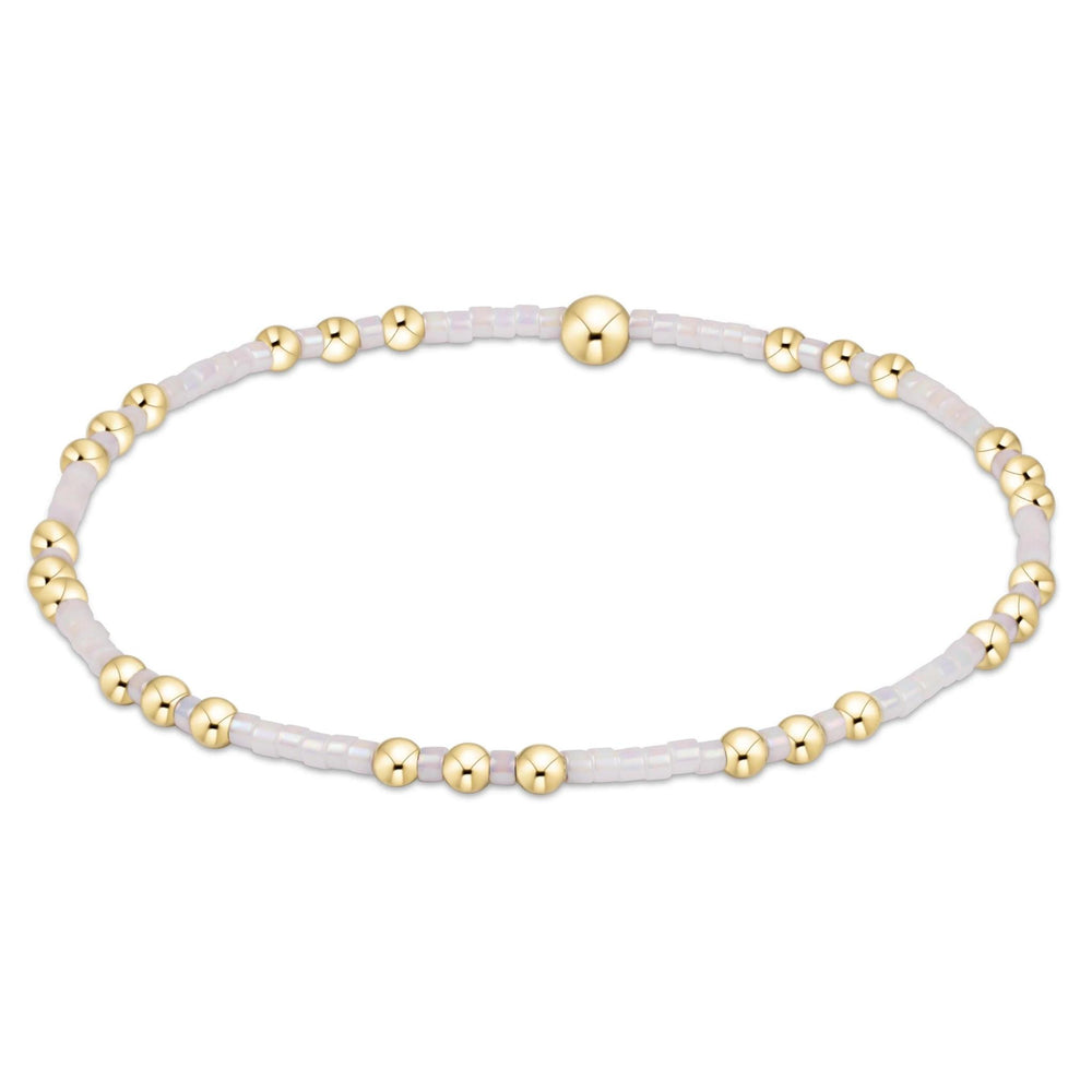 Hope Joy Bracelet - Silky White