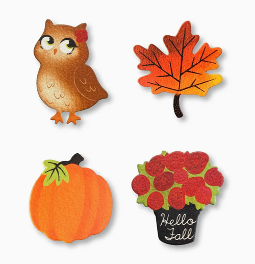 Hello Fall Magnets S/4