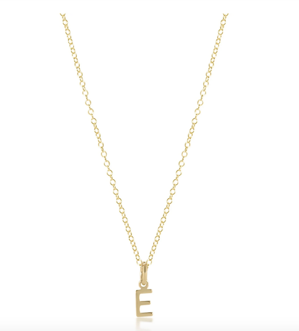 16” Necklace Gold- Respect Gold Charm- O