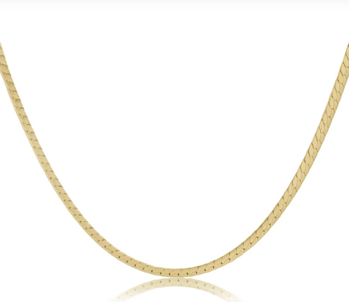 15" Choker Herringbone Chain Gold