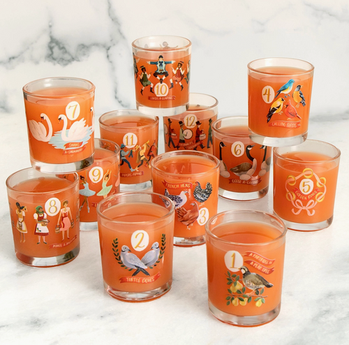 12 Days of Christmas Short Glasses