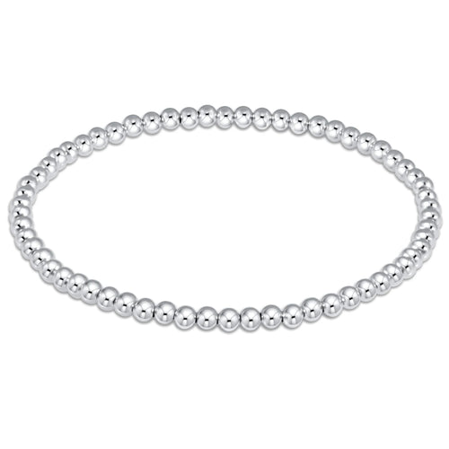 CLASSIC STERLING 3MM BEAD BRACELET