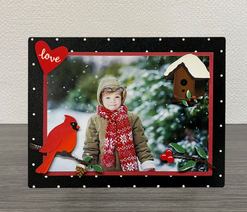 Winter Birdhouse Magnets