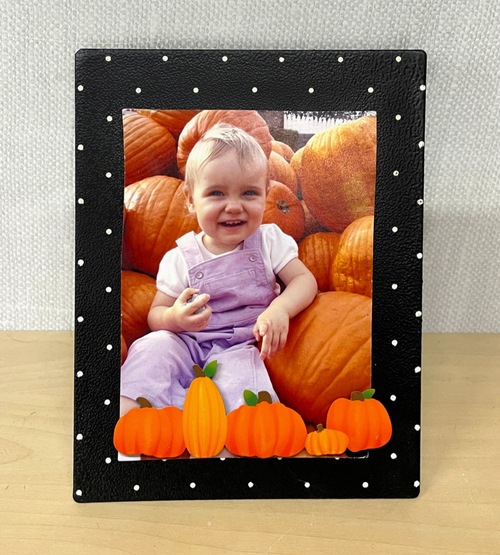 Fall Boarder Pumpkin Magnet