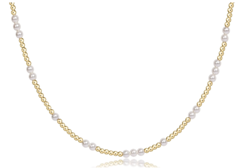 Choker Hope Unwritten - 3mm Pearl 15 inch