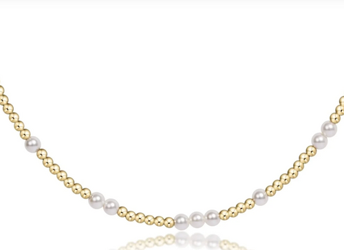 Choker Hope Unwritten - 3mm Pearl 15 inch
