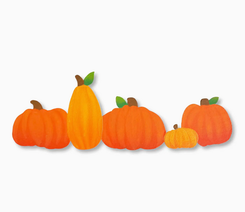 Fall Boarder Pumpkin Magnet