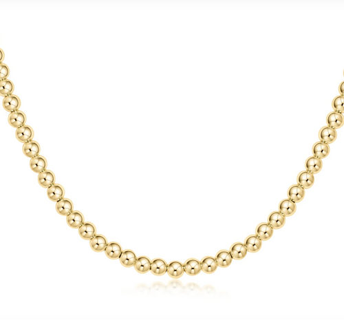 15” Choker Classic Gold 4Mm Bead